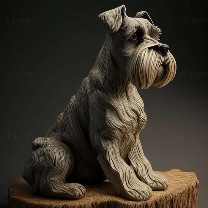 Zwergschnauzer dog